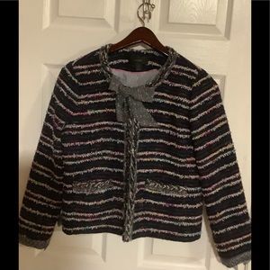 J. Crew Tweed Lady Jacket/ Blazer with ties.